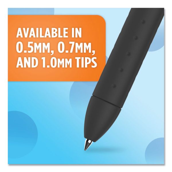 InkJoy Gel Pen, Retractable, Fine 0.5 mm, Blue Ink, Blue Barrel, Dozen - Image 6
