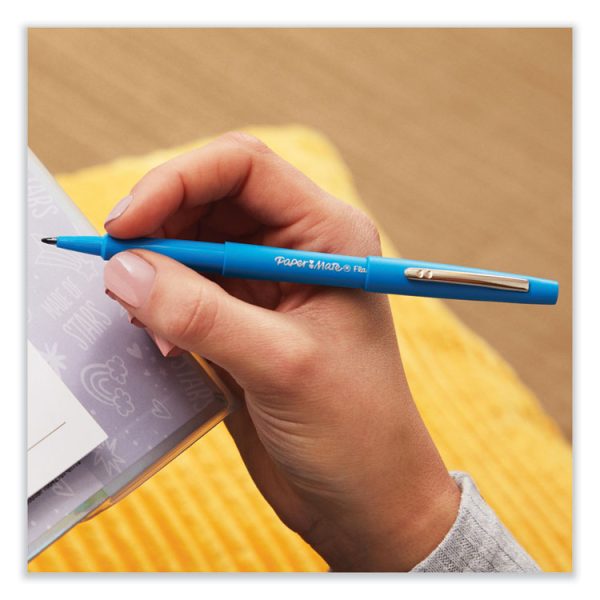 Point Guard Flair Felt Tip Porous Point Pen, Stick, Medium 0.7 Mm, Assorted Tropical Vacation Ink And Barrel Colors, 24/pack - Image 2