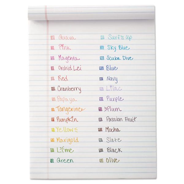 Flair Candy Pop Porous Point Pen, Stick, Medium 0.7 Mm, Assorted Ink And Barrel Colors, 36/pack - Image 4