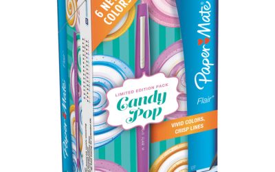 Flair Candy Pop Porous Point Pen, Stick, Medium 0.7 Mm, Assorted Ink And Barrel Colors, 36/pack