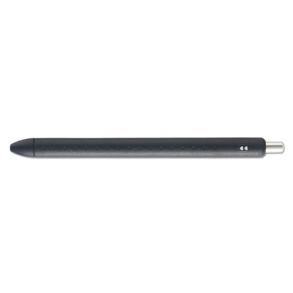 InkJoy Gel Pen, Retractable, Medium 0.7 mm, Black Ink, Black/Smoke Barrel, 36/Pack - Image 4