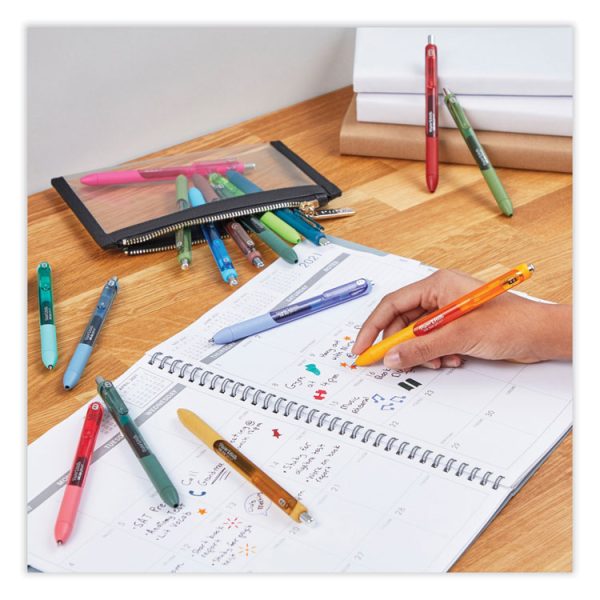 Inkjoy Gel Pen, Retractable, Medium 0.7 Mm, Assorted Ink And Barrel Colors, 22/pack - Image 7
