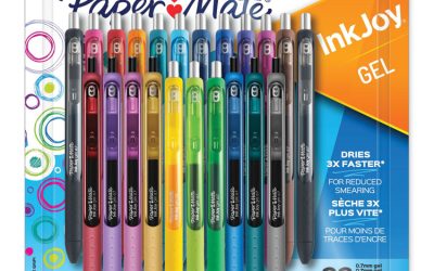 Inkjoy Gel Pen, Retractable, Medium 0.7 Mm, Assorted Ink And Barrel Colors, 22/pack