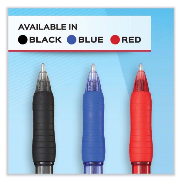 Profile Ballpoint Pen, Retractable, Medium 1 Mm, Blue Ink, Translucent Blue Barrel, 36/pack - Image 3