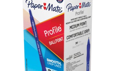 Profile Ballpoint Pen, Retractable, Medium 1 Mm, Blue Ink, Translucent Blue Barrel, 36/pack