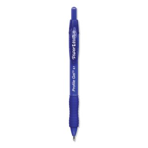 Profile Gel Pen, Retractable, Medium 0.7 Mm, Blue Ink, Translucent Blue Barrel, 36/pack