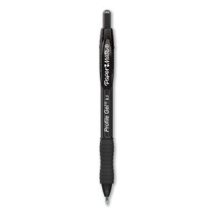 Profile Gel Pen, Retractable, Fine 0.5 Mm, Black Ink, Translucent Black Barrel, 36/pack