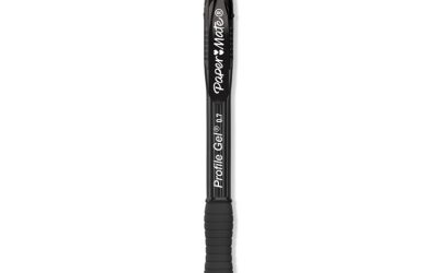 Profile Gel Pen, Retractable, Medium 0.7 Mm, Black Ink, Translucent Black Barrel, 36/pack
