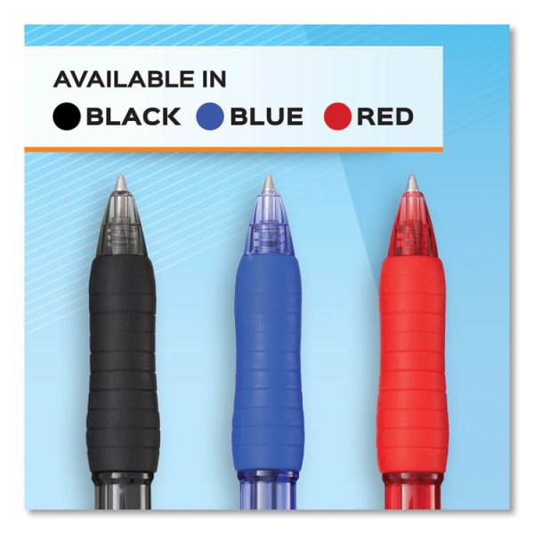 Profile Gel Pen, Retractable, Medium 0.7 Mm, Black Ink, Translucent Black Barrel, 36/pack - Image 4