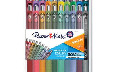 Inkjoy Gel Pen, Retractable, Medium 0.7 Mm, Assorted Ink And Barrel Colors, 30/pack