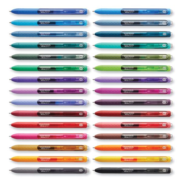 Inkjoy Gel Pen, Retractable, Medium 0.7 Mm, Assorted Ink And Barrel Colors, 30/pack - Image 2