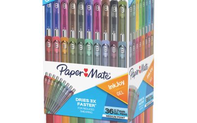 Inkjoy Gel Pen, Retractable, Medium 0.7 Mm, Assorted Ink And Barrel Colors, 36/pack