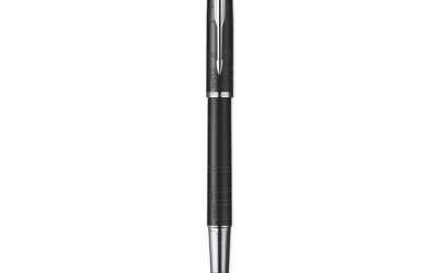 Im Premium Roller Ball Pen, Stick, Fine 0.7 Mm, Black Ink, Black/chrome Barrel