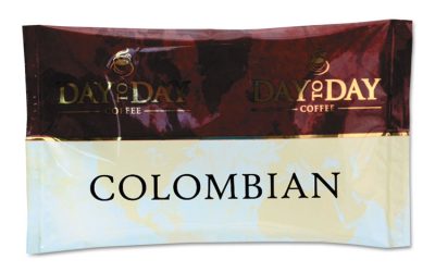 100% Pure Coffee, Colombian Blend, 1.5 Oz Pack, 42 Packs/carton