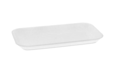 Supermarket Tray, #17, 8.3 x 4.8 x 0.65, White, Foam, 1,000/Carton