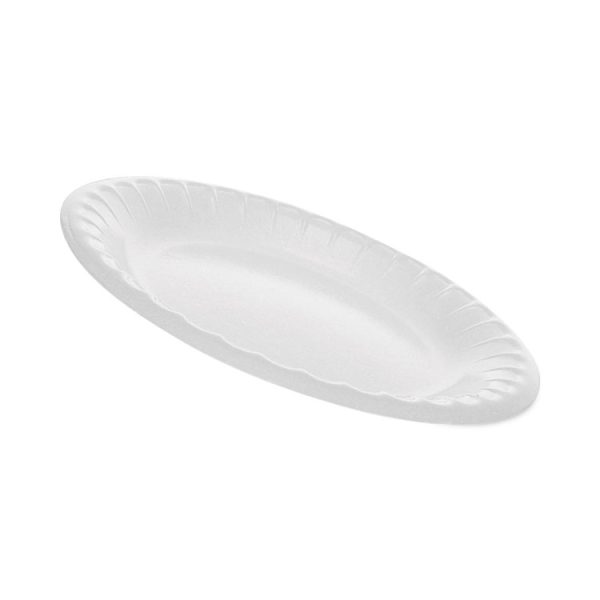 Placesetter Deluxe Laminated Foam Dinnerware, Plate, 6" dia, White, 1,000/Carton - Image 4