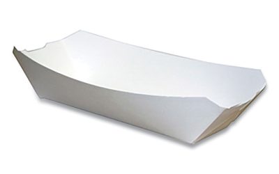 Paperboard Food Tray, #12 Beers Tray, 6 x 4 x 1.5, White, Paper, 300/Carton