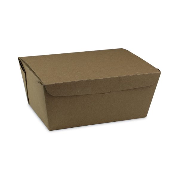 Earthchoice Onebox Paper Box, 66 Oz, 6.5 X 4.5 X 3.25, Kraft, 160/carton