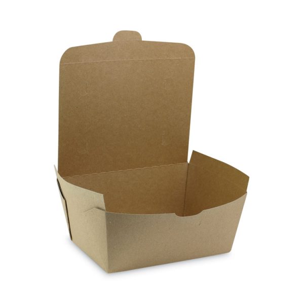 Earthchoice Onebox Paper Box, 66 Oz, 6.5 X 4.5 X 3.25, Kraft, 160/carton - Image 2