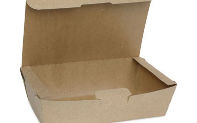 EarthChoice Tamper Evident OneBox Paper Box, 9.04 x 4.85 x 2.75, Kraft, 162/Carton