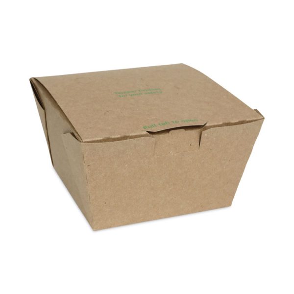 EarthChoice Tamper Evident OneBox Paper Box, 4.5 x 4.5 x 3.25, Kraft, 200/Carton - Image 4