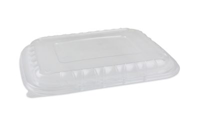 EarthChoice Entree2Go Takeout Container Vented Lid, 11.75 x 8.75 x 0.98, Clear, Plastic, 200/Carton