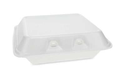 SmartLock Foam Hinged Lid Container, Small, 7.5 x 8 x 2.63, White, 150/Carton