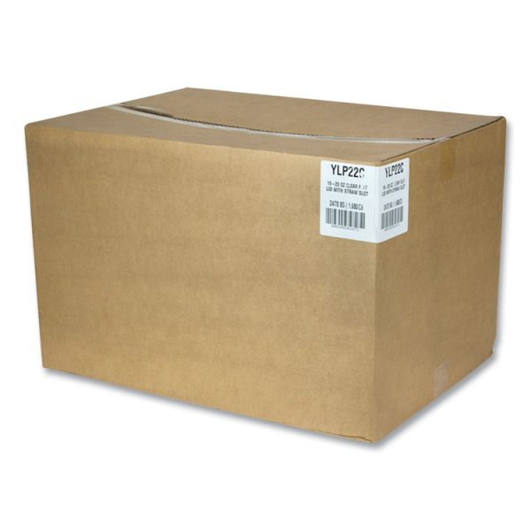 Cold Cup Lids, 12 oz/14 oz/16 oz/20 oz, Clear, 1,680/Carton - Image 2