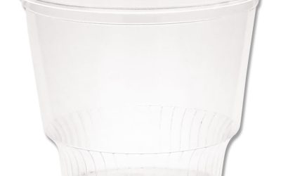 EarthChoice Recycled Clear Plastic Sundae Dish, 12 oz, Clear, 50 Dishes/Bag, 20 Bag/Carton