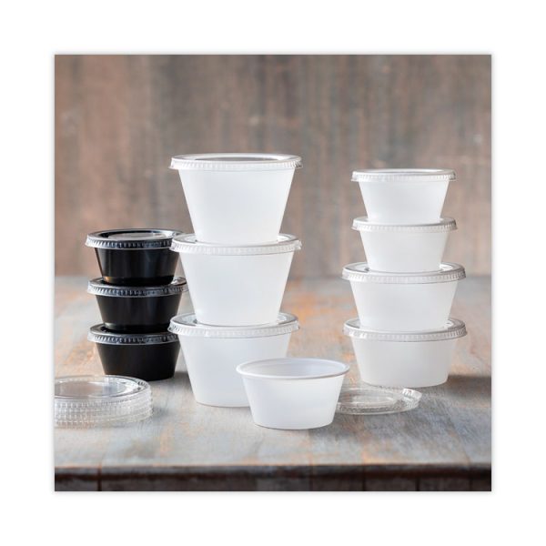 Plastic Portion Cup, 2 oz, Translucent, 200/Bag, 12 Bags/Carton - Image 8