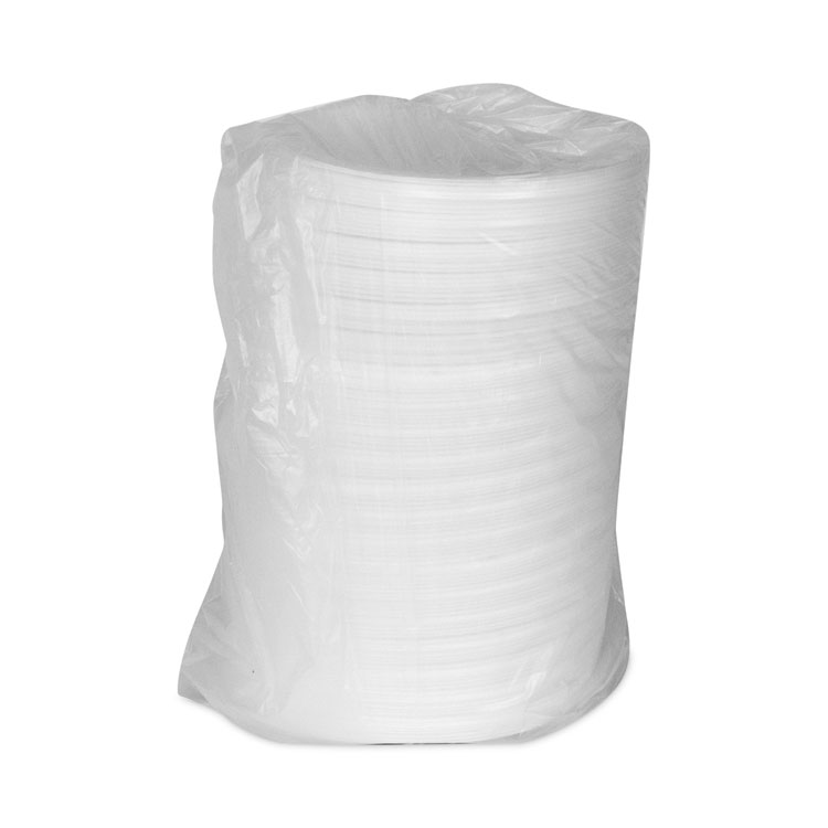 Placesetter Satin Non-Laminated Foam Dinnerware, Plate, 7" dia, White, 900/Carton - Image 2