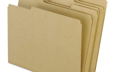 Earthwise by Pendaflex 100% Recycled Colored File Folders, 1/3-Cut Tabs: Assorted, Letter, 0.5″ Expansion, Brown, 100/Box