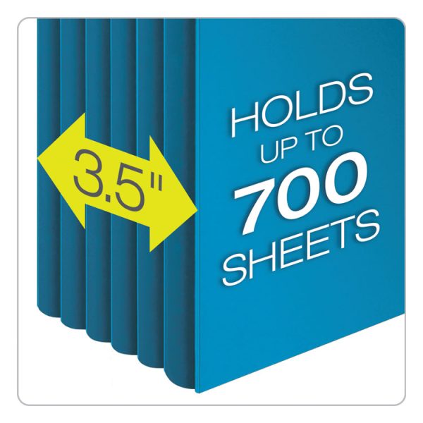 SureHook Hanging Pocket File, Letter Size, 1/5-Cut Tabs, Assorted Colors, 4/Pack - Image 2
