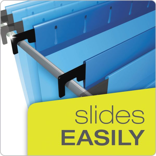 SureHook Hanging Pocket File, Letter Size, 1/5-Cut Tabs, Assorted Colors, 4/Pack - Image 4