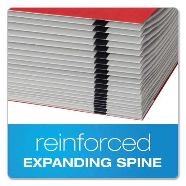 Expanding Desk File, 23 Dividers, Alpha Index, Letter Size, Red Cover - Image 6