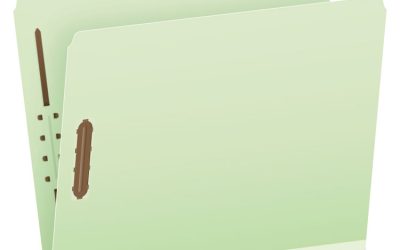 Heavy-Duty Pressboard Folders with Embossed Fasteners, Straight Tabs, 2″ Expansion, 2 Fasteners, Letter Size, Green, 25/Box