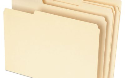 Double Stuff File Folders, 1/3-Cut Tabs: Assorted, Letter Size, Manila, 50/Pack