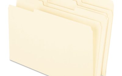 Earthwise by Pendaflex 100% Recycled Manila File Folder, 1/3-Cut Tabs: Assorted, Legal Size, 0.75″ Expansion, Manila, 100/Box