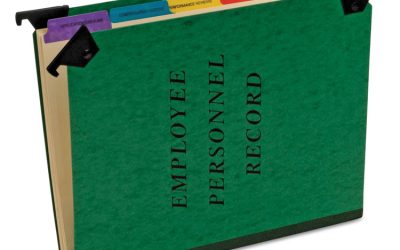 Hanging-Style Personnel Folders, 5 Dividers with 1/5-Cut Tabs, Letter Size, 1/3-Cut Exterior Tabs, Green