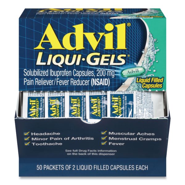 Liqui-Gels, Two-Pack, 50 Packs/box