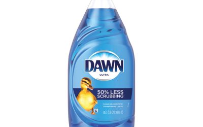 Ultra Liquid Dish Detergent, Dawn Original, 38 oz Bottle, 8/Carton