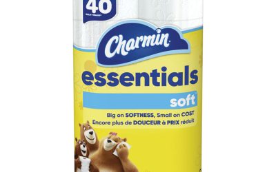 Essentials Soft Bathroom Tissue, Septic Safe, 2-Ply, White, 330 Sheets/Roll, 30 Rolls/Carton