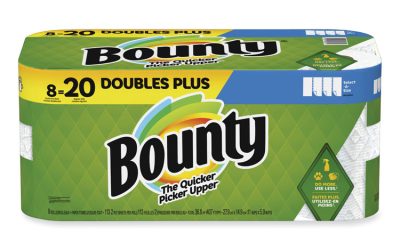 Select-a-Size Kitchen Roll Paper Towels, 2-Ply, 5.9 x 11, White, 113 Sheets/Double Plus Roll, 8 Rolls/Pack