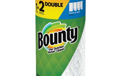 Select-a-Size Kitchen Roll Paper Towels, 2-Ply, 5.9 x 11, White, 90 Sheets/Double Roll, 24 Rolls/Carton