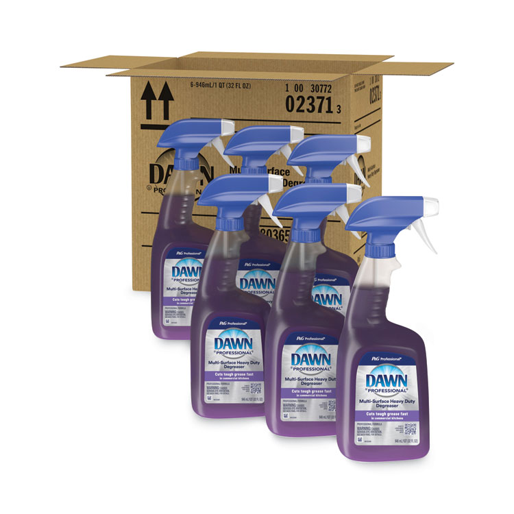 Multi-Surface Heavy Duty Degreaser, Fresh Scent, 32 oz Spray Bottle, 6/Carton - Image 2