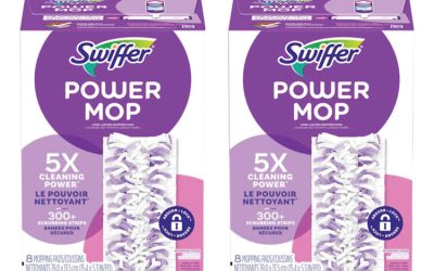 PowerMop Mopping Pads, 15.4 x 5.3, 8/Box, 2 Boxes/Carton