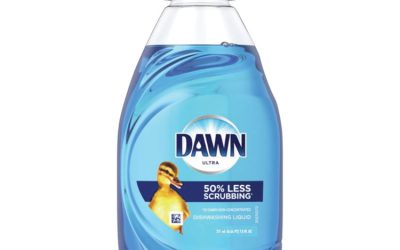 Liquid Dish Detergent, Dawn Original, 7.5 Oz Bottle, 12/carton