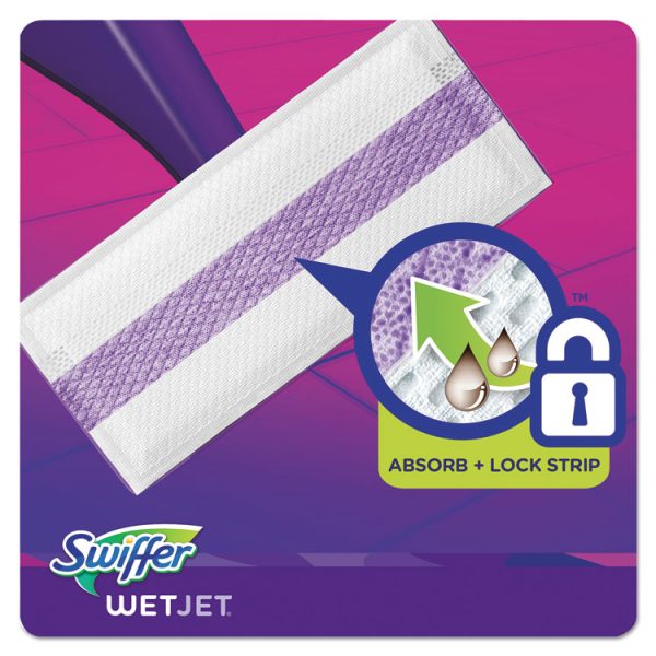 Wetjet System Refill Cloths, 11.3" X 5.4", White, 24/box - Image 6