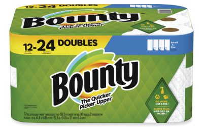 Select-a-Size Kitchen Roll Paper Towels, 2-Ply, 5.9 x 11, White, 90 Sheets/Double Roll, 12 Rolls/Carton