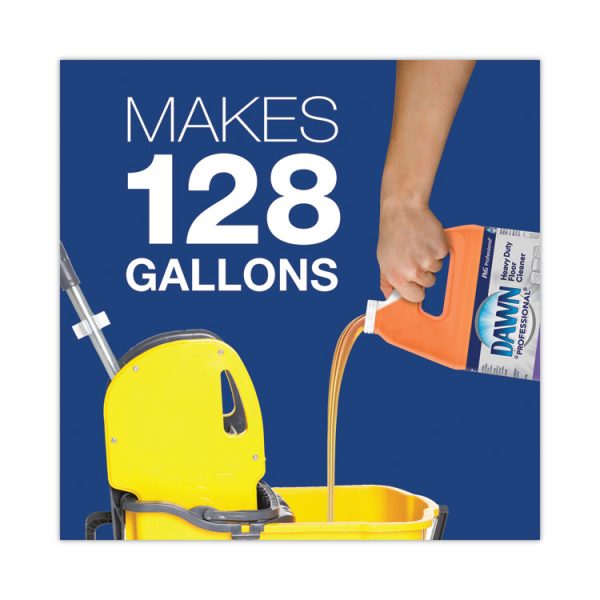 Heavy-Duty Floor Cleaner, Neutral Scent, 1 Gal Bottle, 3/carton - Image 4